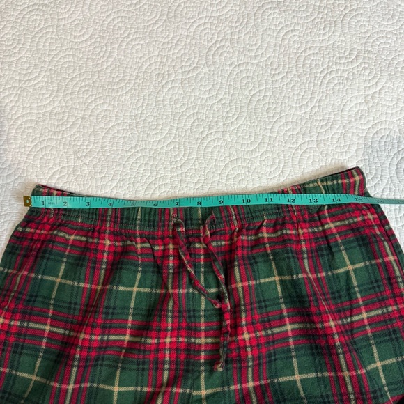 La Vie en Rose Plaid Flannel PJ Set 100% Cotton - Picture 6 of 15